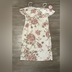 Floral Off-Shoulder Dress